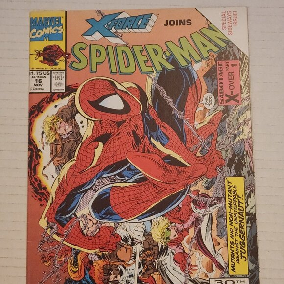 Spider-Man #16 (1990) Marvel Comics, Story, Art & Cover by Todd McFarlane, NM - Picture 1 of 12